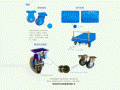 Uni-Silent PLA300Y-DX静音手推车(塑板600*910mm,承重300KG,金属折叠扶手)