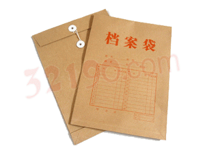宏祎180g牛皮纸档案袋(合成纸质)