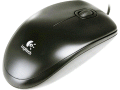 Logitech罗技M100r/M105有线光电鼠标(USB,黑)办公大鼠标