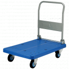 Uni-Silent PLA150Y-DX静音手推车(塑板490*730mm,承重150KG,金属折叠扶手)