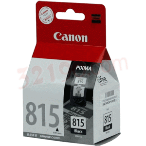 Canon佳能PG-815黑色原装墨盒(220页,适用IP2780 2788 MP259 498 MX348 358 368 418 428）