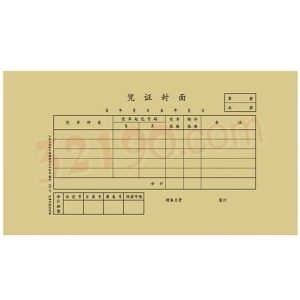 Lixin立信192-27K电算化凭证封面(,W250*H140mm,25套/束,10束/包)