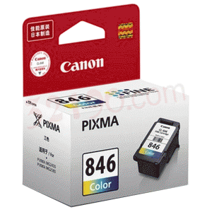 Canon佳能CL-846彩色原装墨盒(180页,适用MG2400 MG2580 ip2880)