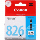Canon佳能CLI-826C青色原装墨盒 蓝色(9ml478页,适用IP4880 4980 IX6580 MG8180 6180 5280 5180 MX888 898)