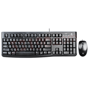 Logitech罗技 MK120 有线光电键鼠套装(双USB接口)