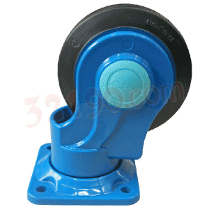 Uni-Silent 4寸 全静音脚轮(导向轮)适合载重200kg,150kg全静音推车 ,转向脚轮