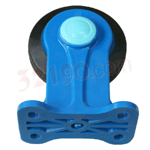 Uni-Silent 5寸 全静音脚轮(定向轮)适合载重250kg,300kg全静音推车