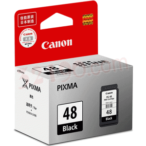 Canon佳能PG-48原装黑色墨盒(适用佳能E408/E468)