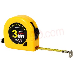 deli得力DL-8202 3M钢卷尺(宽13mm)