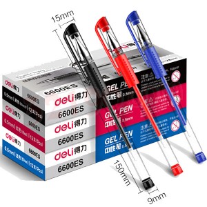 deli得力6600ES中型水笔