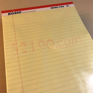 博士pha450-59610 A4 50页财务线条竖翻本本子本子 拍纸本