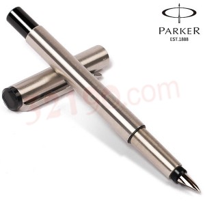 Parker派克威雅钢杆白夹 水笔 钢笔