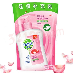 滴露(Dettol) 洗手液滋润倍护(袋装补充)450克